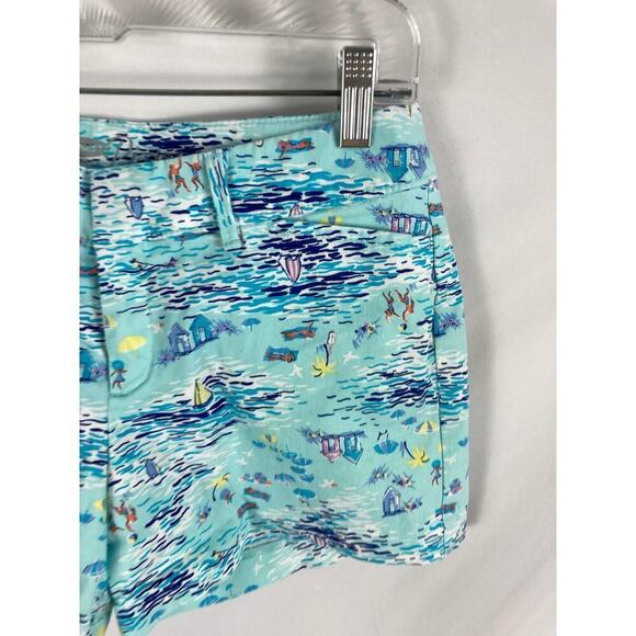 Old Navy Pixie Shorts Beach Scene Size 2R - Picture 3 of 6